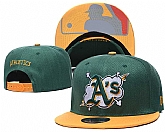 Athletics Team Logo Green Yellow Adjustable Hat GS,baseball caps,new era cap wholesale,wholesale hats